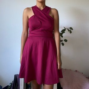 Cute Maroon Dress